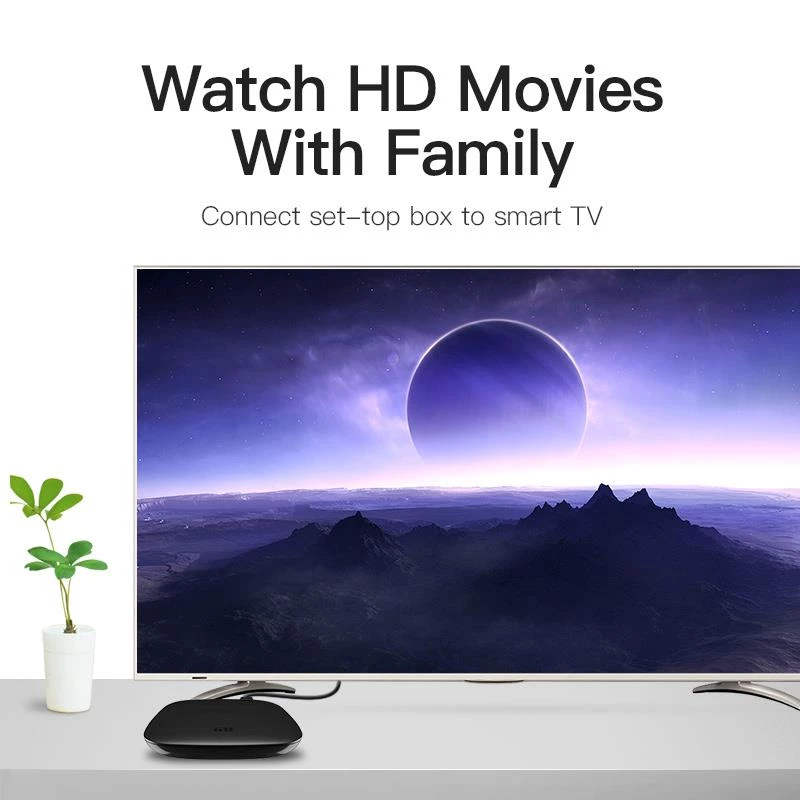 Kabelis HDMI į DVI 2M/JUODAS Abfbh Vention
