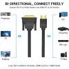 HDMI į DVI laidas 5 m / juodas Vention