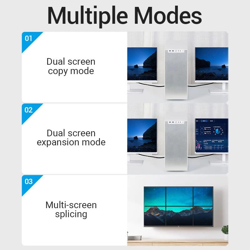 HDMI kabelis 8K/1M Juodas Aanbf Vention