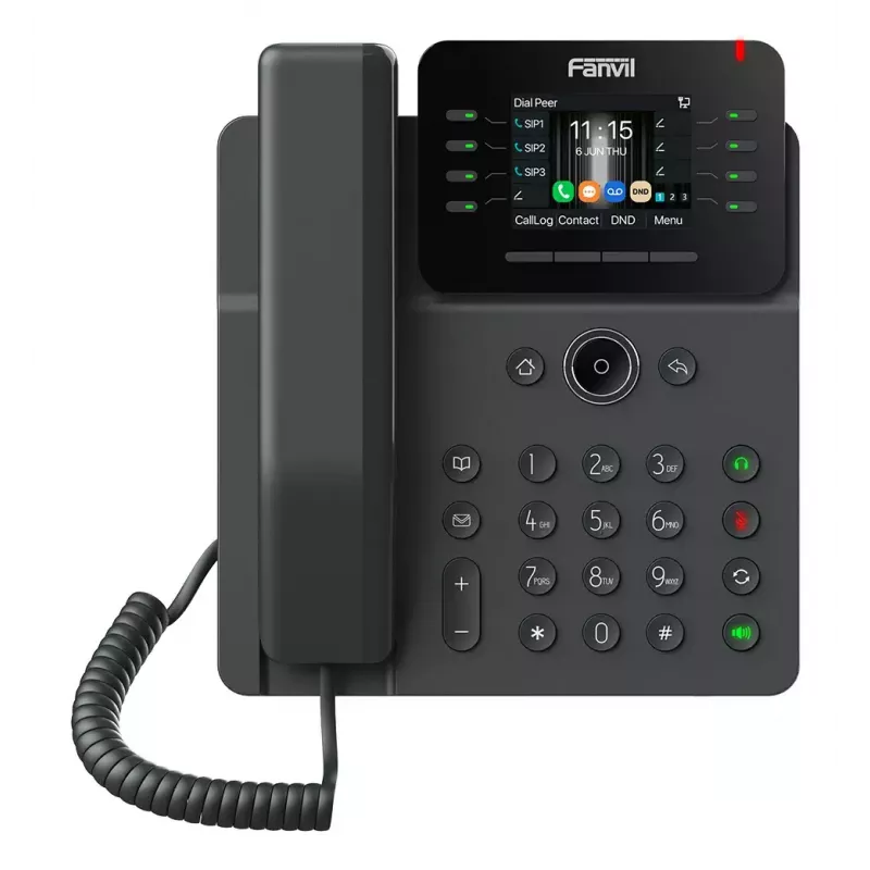 IP telefonas Fanvil V62W juodas