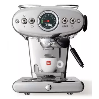 illy X1 Anniversary kavos aparatas maltai kavai ir E.S.E. kapsulėms (nerūdijantis plienas)