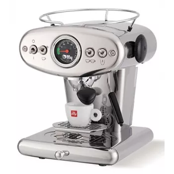 illy X1 Anniversary kavos aparatas maltai kavai ir E.S.E. kapsulėms (nerūdijantis plienas)