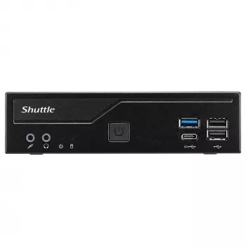 Shuttle Barebone slim DH610V2 Intel/DDR5/juodas - Kompiuterio korpusas be komponentų - Intel Socket 1700 (Core i)