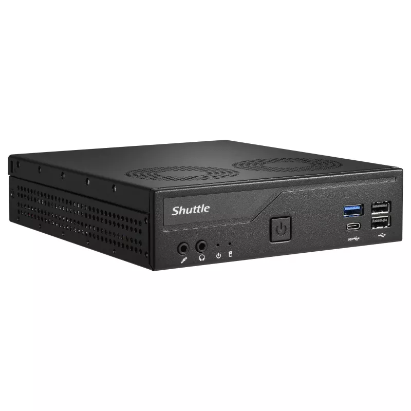 Shuttle Barebone slim DH610V2 Intel/DDR5/juodas - Kompiuterio korpusas be komponentų - Intel Socket 1700 (Core i)