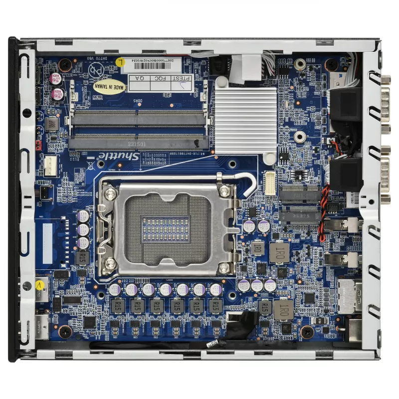 Shuttle Barebone slim DH610V2 Intel/DDR5/juodas - Kompiuterio korpusas be komponentų - Intel Socket 1700 (Core i)