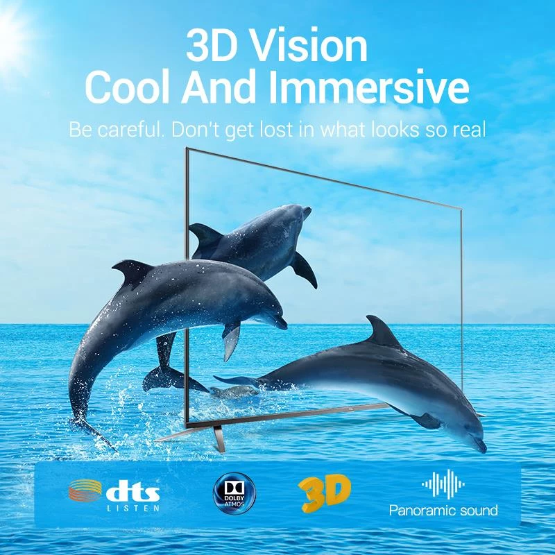 HDMI kabelis 8K 3m Juodas Aanbi Vention