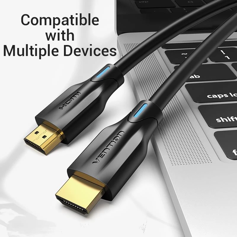 HDMI kabelis 8K 3m Juodas Aanbi Vention