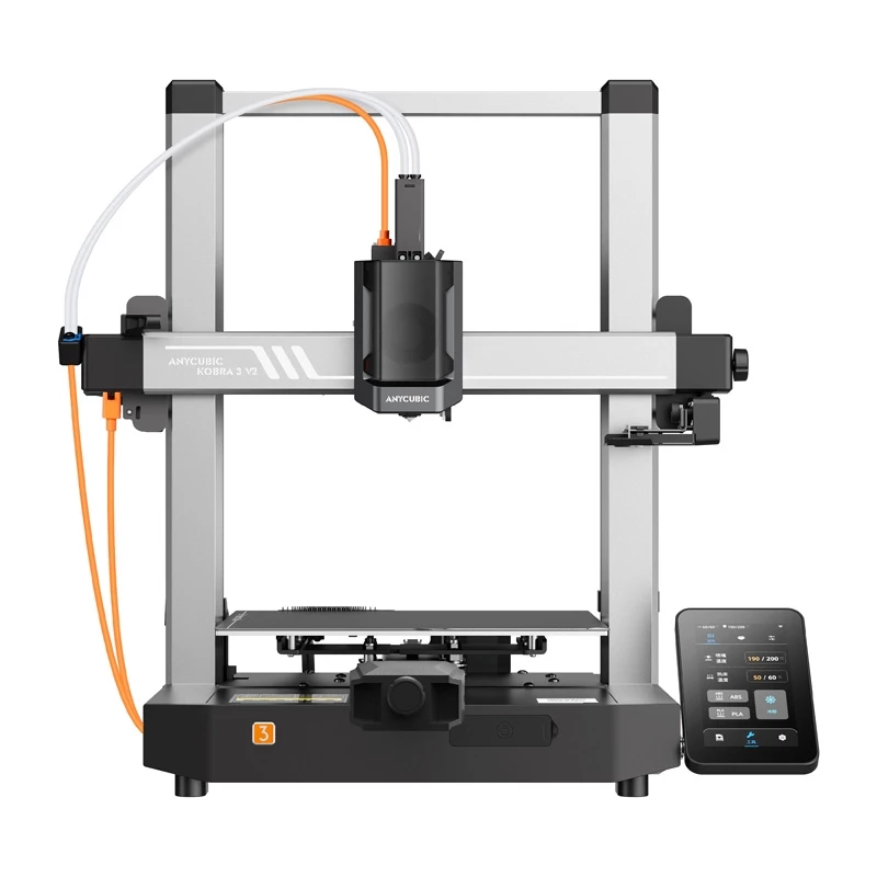 3D spausdintuvas AnyCubic Kobra 3 V2 Combo K3VC-IP-O — spausdinimo tūris 300×300×350 mm