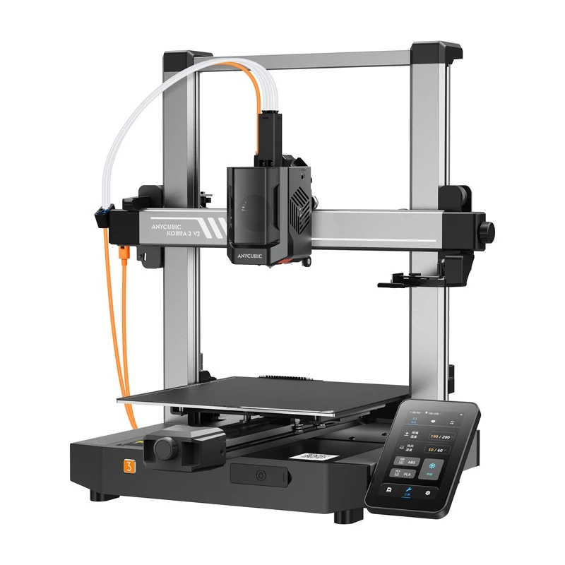 3D spausdintuvas AnyCubic Kobra 3 V2 Combo K3VC-IP-O — spausdinimo tūris 300×300×350 mm