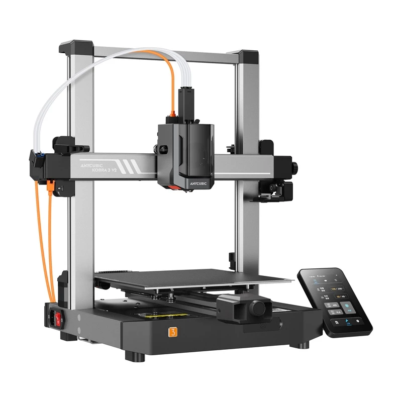 3D spausdintuvas AnyCubic Kobra 3 V2 Combo K3VC-IP-O — spausdinimo tūris 300×300×350 mm