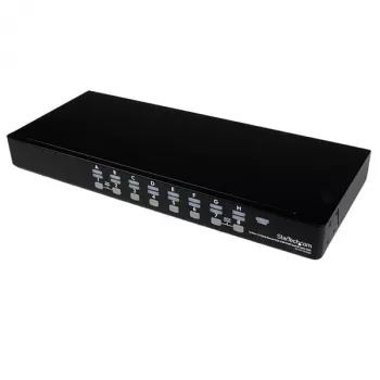 StarTech.com 16 prievadų 1U stovo USB KVM jungiklis su OSD (SV1631DUSBU)