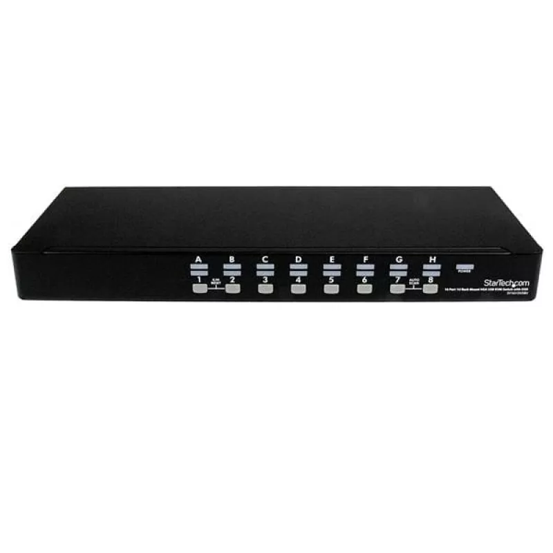 StarTech.com 16 prievadų 1U stovo USB KVM jungiklis su OSD (SV1631DUSBU)