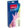 Vienkartinės latekso pirštinės VILEDA Multi Latex 100, smėlio spalvos, dydis S/M, 100 vnt.