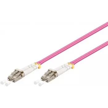 InfiniBand / šviesolaidinis kabelis LC SC Pink Goobay 95944