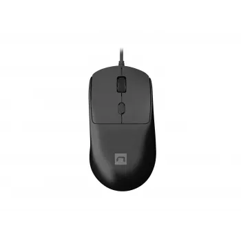 NATEC Hawk 2 laidinė lazerinė pelė, juoda, iki 2400 DPI
