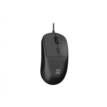NATEC Hawk 2 laidinė lazerinė pelė, juoda, iki 2400 DPI