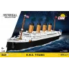 Konstruktorius Cobi R.M.S. Titanic modelio rinkinys, 848 detalės, kolekcinis laivo modelis