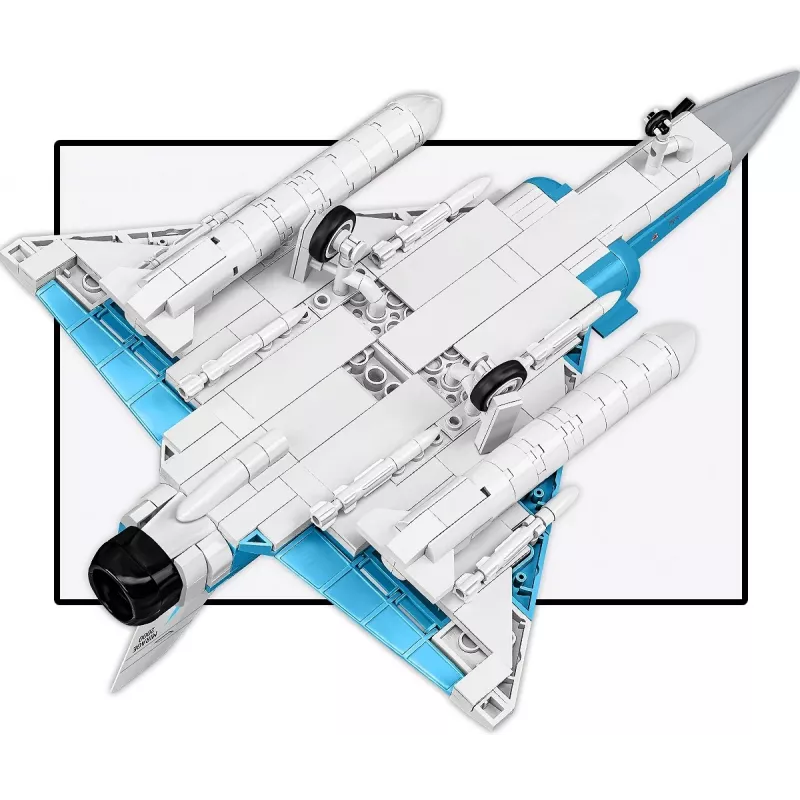 Cobi Mirage 2000-5F lėktuvo modelis iš kaladėlių, Ginkluotųjų pajėgų serija, 495 detalės, mastelis 1:48