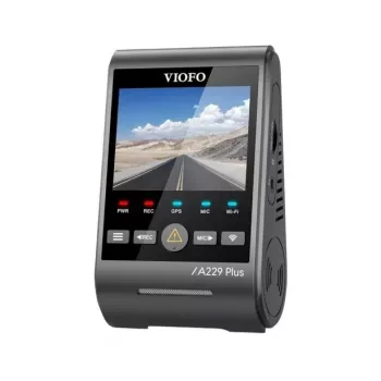 Vaizdo registratorius VIOFO A229 PLUS 1CH-G GPS — 1 kanalas, 2560×1440, GPS, Wi‑Fi, 2,4 colio ekranas, MicroSD iki 512 GB