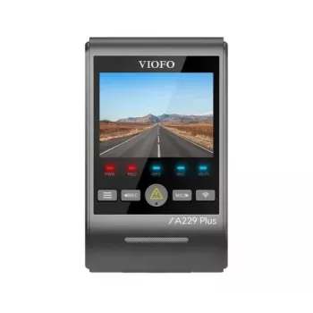 Vaizdo registratorius VIOFO A229 PLUS 1CH-G GPS — 1 kanalas, 2560×1440, GPS, Wi‑Fi, 2,4 colio ekranas, MicroSD iki 512 GB