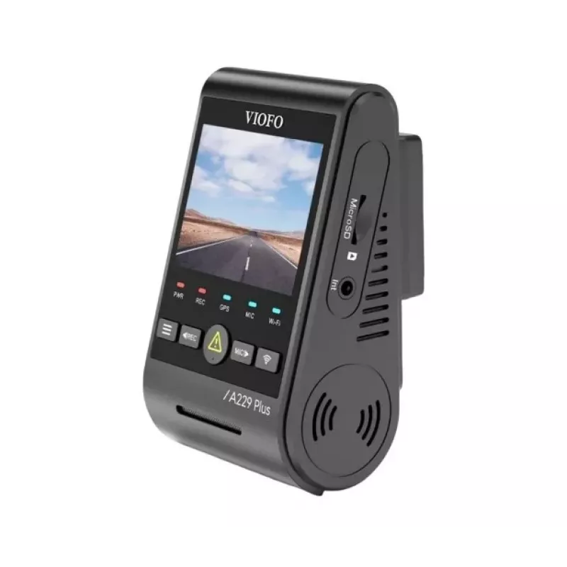 Vaizdo registratorius VIOFO A229 PLUS 1CH-G GPS — 1 kanalas, 2560×1440, GPS, Wi‑Fi, 2,4 colio ekranas, MicroSD iki 512 GB