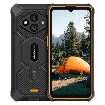 UleFone RugKing 3 Pro 8GB RAM 128GB atminties oranžinis tvirtas telefonas