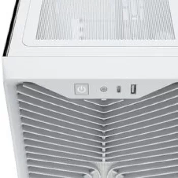 Corsair 3200D RS PC korpusas, Midi-Tower, ATX, grūdintas stiklas - baltas