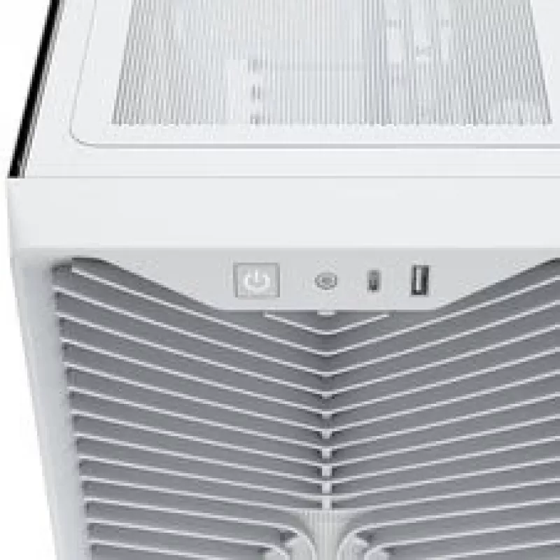 Corsair 3200D RS PC korpusas, Midi-Tower, ATX, grūdintas stiklas - baltas