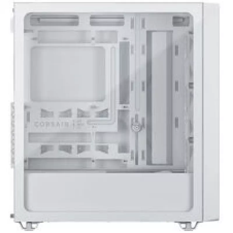 Corsair 3200D RS PC korpusas, Midi-Tower, ATX, grūdintas stiklas - baltas