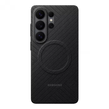 SAMSUNG anglies pluošto magnetinis dėklas Galaxy S26 Ultra juodas (EF-KS948SNEGWW)