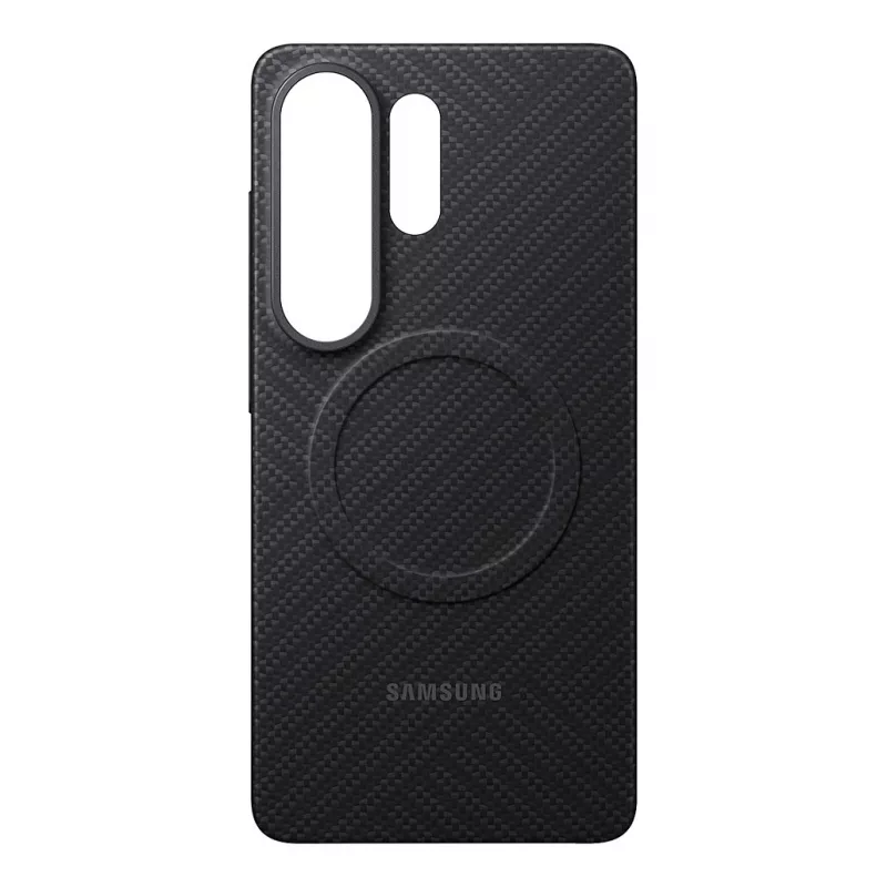 SAMSUNG anglies pluošto magnetinis dėklas Galaxy S26 Ultra juodas (EF-KS948SNEGWW)