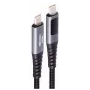 USB C į USB C laidas ShiverPeaks BS14-59035 USB 2.0, 2 m, auksuoti kontaktai, magnetinis ekranavimas, juoda/pilka