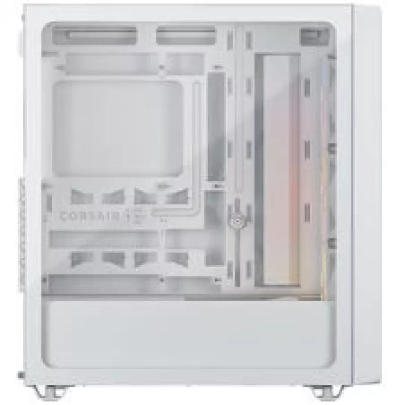 Corsair 3200D RS ARGB korpusas, Midi-Tower, ATX, grūdintas stiklas - Baltas