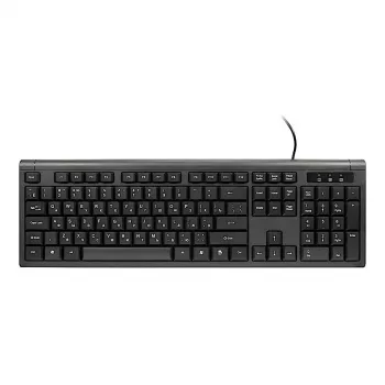Klaviatūra Inter-Tech KM-3149R su pele, laidinė USB, QWERTY, namams
