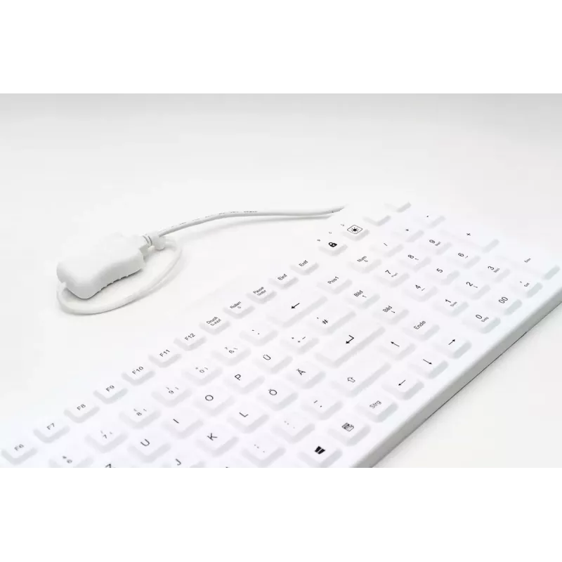Medicininė klaviatūra GETT CleanType Prime Pro+ Medical German White