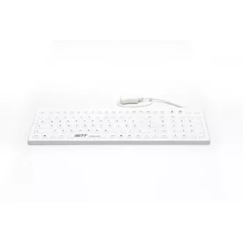 Medicininė klaviatūra GETT CleanType Prime Pro+ Medical German White