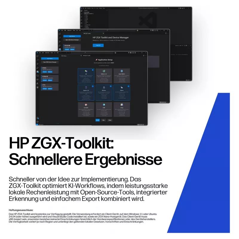HP ZGX NANO G1n AI Mini GB10 su Nvidia Blackwell, 128 GB RAM, 2 TB SSD, DGX WLAN