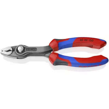 KNIPEX TwinGrip priekinė griebtuvinė replė 82 02 150 (Raudona/Mėlyna, ilgis 150 mm)
