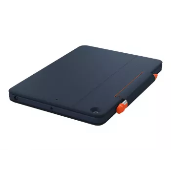 Logitech 920-010366 Dėklas su klaviatūra ir jutikliniu kilimėliu, mėlynas, iPad (7, 8, 9 kartos)