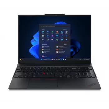 Nešiojamas kompiuteris Lenovo ThinkPad E16 Gen 3, Intel Core Ultra 7 256V, 16GB RAM, 512GB SSD, 16 colių WUXGA, Windows 11 Pro, juodas