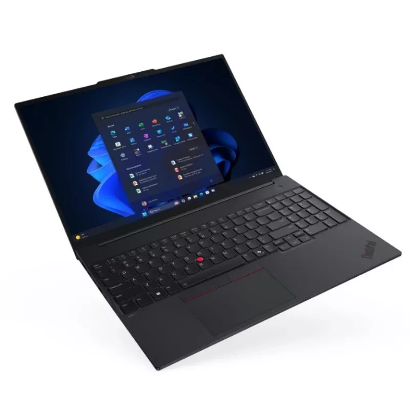 Nešiojamas kompiuteris Lenovo ThinkPad E16 Gen 3, Intel Core Ultra 7 256V, 16GB RAM, 512GB SSD, 16 colių WUXGA, Windows 11 Pro, juodas