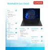 Nešiojamas kompiuteris Lenovo ThinkPad E16 Gen 3, Intel Core Ultra 7 256V, 16GB RAM, 512GB SSD, 16 colių WUXGA, Windows 11 Pro, juodas