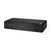 Belkin F1DN208KVM-UN-4 — 8 prievadų dviejų galvučių HDMI/DisplayPort KVM jungiklis, USB klaviatūra ir pelė, 4K@60Hz, montavimui į stelažą, juodas