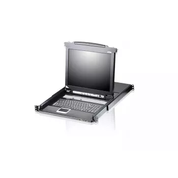 ATEN CL5708M 8 prievadų 17 colių LCD KVM jungiklis (USB / PS/2 VGA) su USB išoriniu prievadu