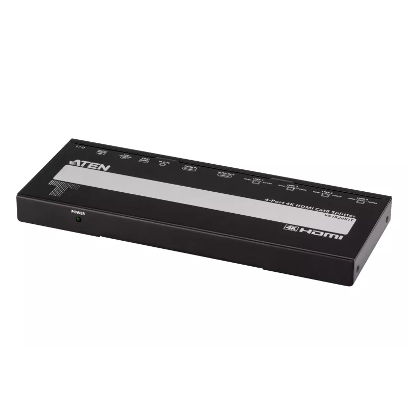 ATEN VS1824KIT 4 prievadų 4K HDMI Cat 6 skirstytuvas su 4 imtuvais