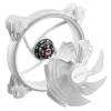 XPG HURRICANE 120 ARGB PWM Baltas ventiliatorius, 12 cm, 600-2000 RPM, baltas