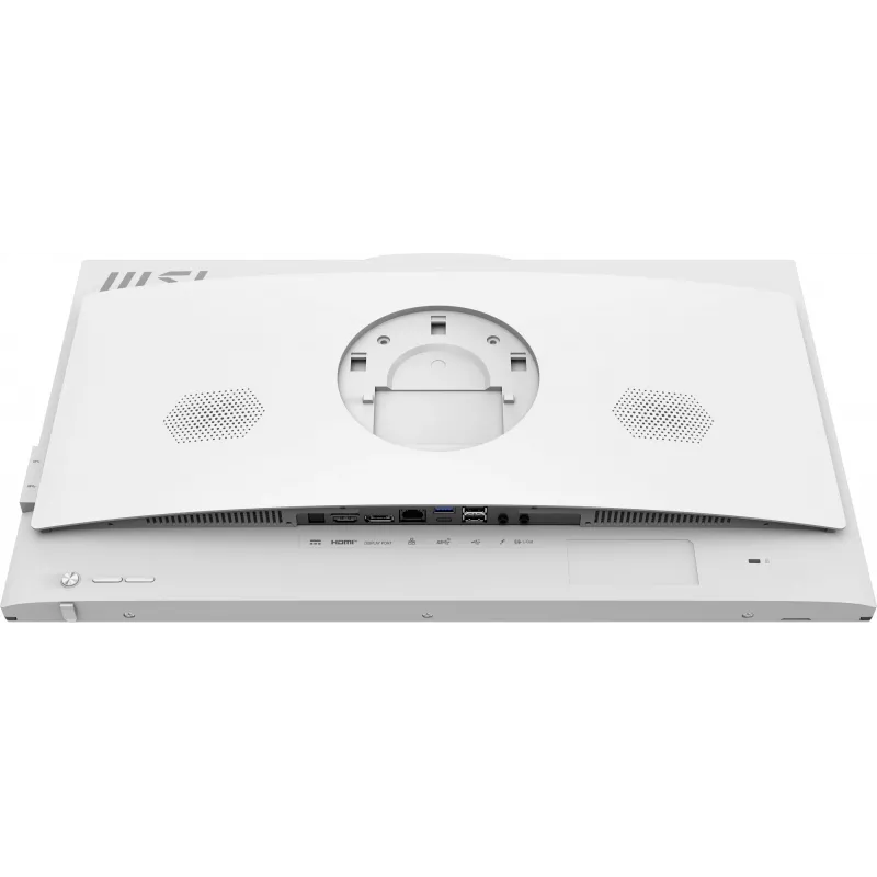 Viskas viename kompiuteris MSI Pro AP242P 14M-691EU — 23,8 colio FHD IPS, Intel Core i5-14400, 16 GB DDR5, 512 GB SSD, Windows 11 Pro, Wi‑Fi 6E, Baltas