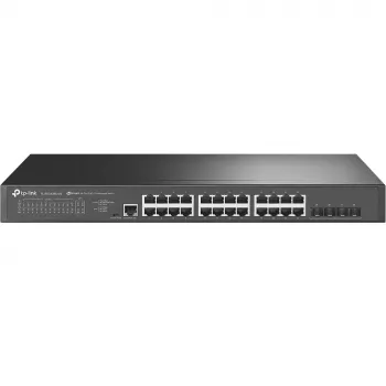 TP-Link JetStream TL-SG3428X-M2 tinklo jungiklis Valdomas L2+ 2.5G Ethernet (100/1000/2500) 1U Juoda