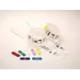 Zebra QuickClip apyrankės raudoni segtukai 275 vnt.