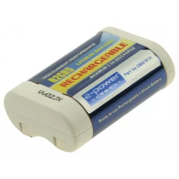 2-Power baterija skaitmeniniam fotoaparatui 6V 500mAh, Ličio jonų